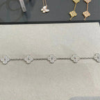 [Imperial] New  CLOVER 5 MOTIF FULL DIAMOND BRACELET COLLECTION