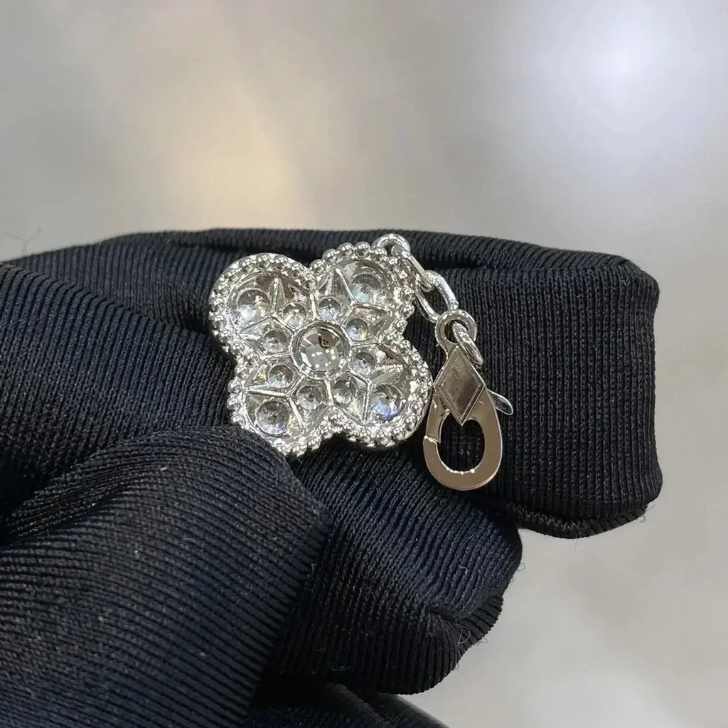 [Imperial] New  CLOVER 5 MOTIF FULL DIAMOND BRACELET COLLECTION