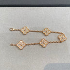 [Imperial] New  CLOVER 5 MOTIF FULL DIAMOND BRACELET COLLECTION