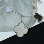 [Imperial] CLOVER BRACELET 5 MOTIFS MOP CHALCEDONY SILVER