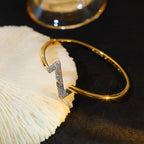 [Imperial] VOLTE UPSITE DOWN GOLD DIAMOND BRACELET
