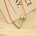 [Imperial] VOLT SILVER DIAMOND PEDANT NECKLACE
