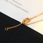 [Imperial] STAR AND SUN DIAMOND PINK GOLD NECKLACE