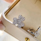 [Imperial] CLOVER COMOS DIAMOND EARRINGS SILVER