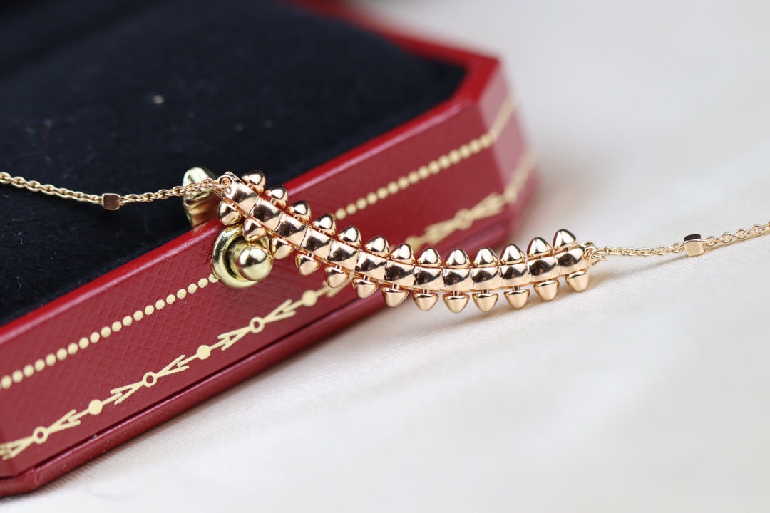 [Imperial] CLASH PINK GOLD NECKLACE