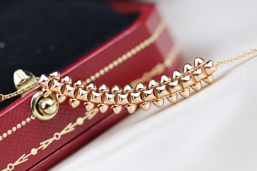 [Imperial] CLASH PINK GOLD NECKLACE