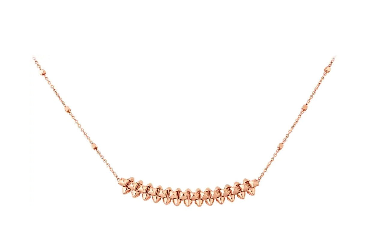 [Imperial] CLASH PINK GOLD NECKLACE