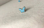 [Imperial] BUTTERFLY TURQUOISE EARRINGS SILVER