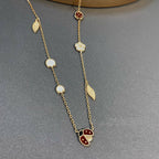 [Imperial] LUCKY SPRING 15 MOTIFS GOLD NECKLACE