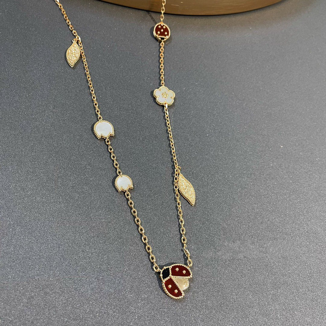 [Imperial] LUCKY SPRING 15 MOTIFS GOLD NECKLACE