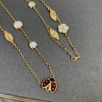 [Imperial] LUCKY SPRING 15 MOTIFS GOLD NECKLACE
