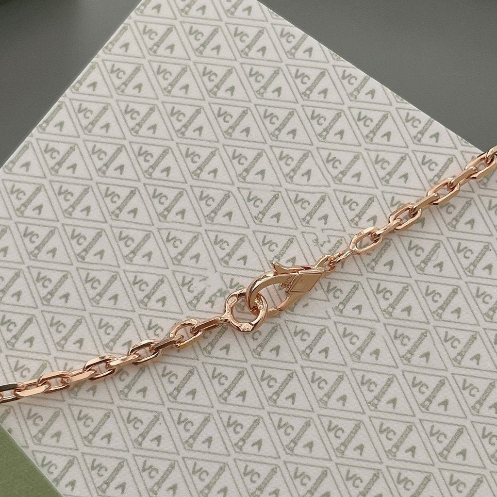 [Imperial] LUCKY SPRING 15 MOTIFS ROSE GOLD NECKLACE
