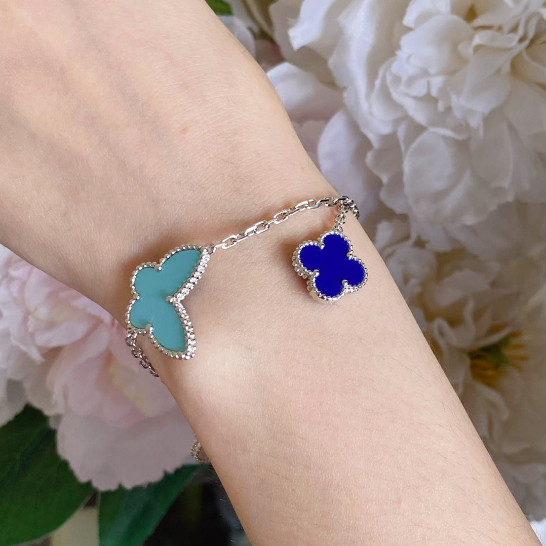 [Imperial] LUCKY SPRING SILVER BRACELET 4 MOTIF