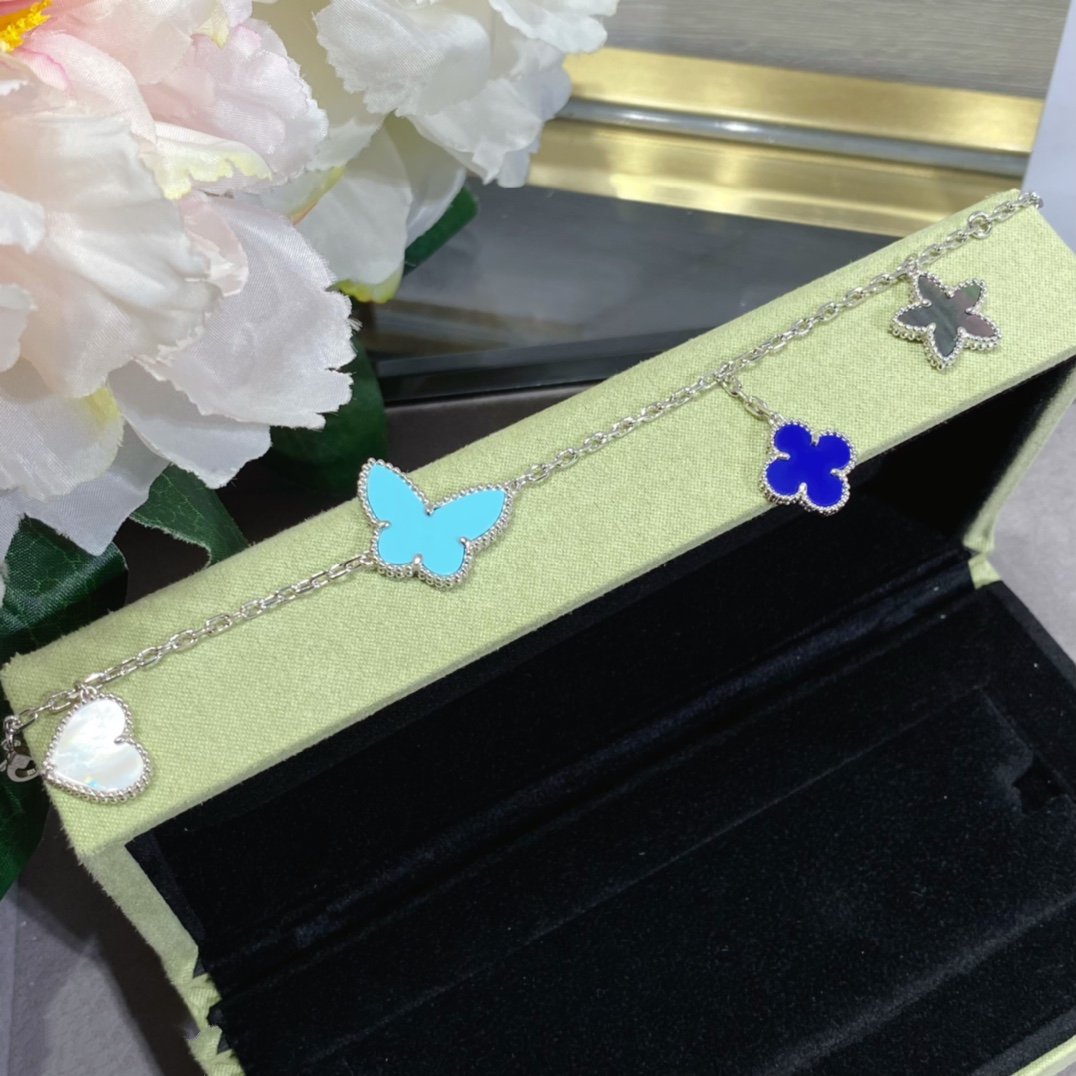 [Imperial] LUCKY SPRING SILVER BRACELET 4 MOTIF