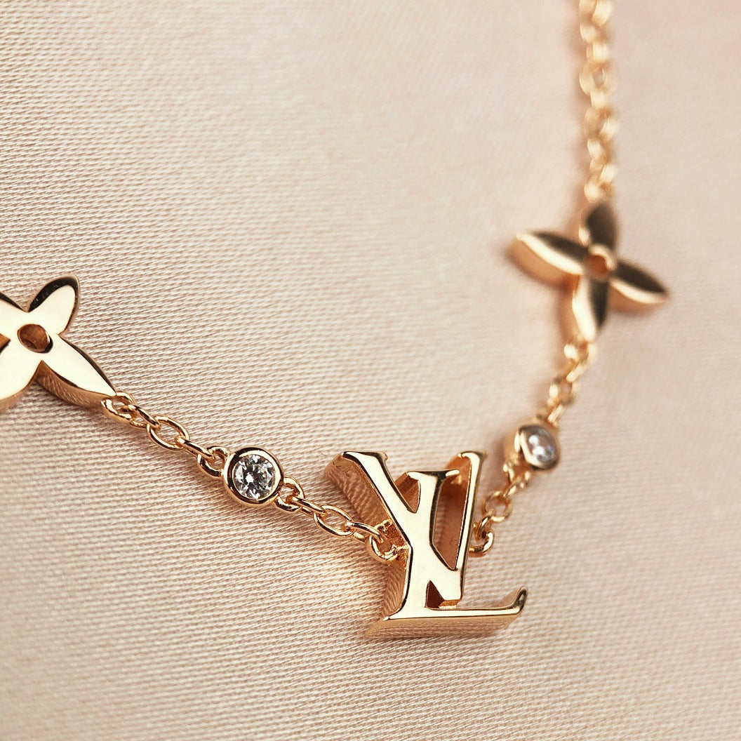 [Imperial] STAR AND SUN 7 MOTIFS GOLD BRACELET