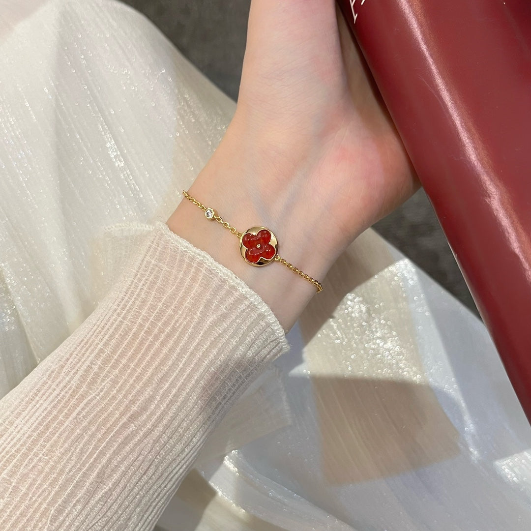 [Imperial] SUN PEDANT CARNELIAN BRACELET