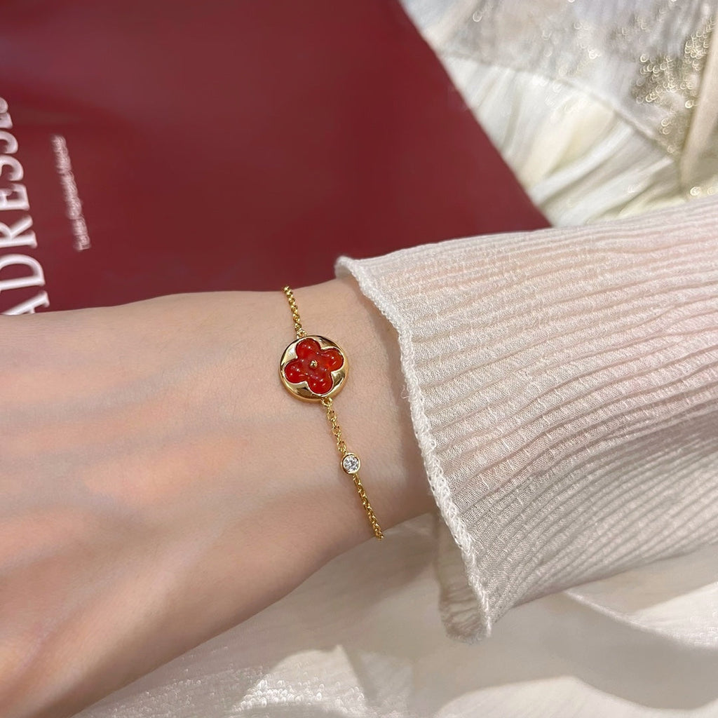 [Imperial] SUN PEDANT CARNELIAN BRACELET