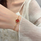 [Imperial] SUN PEDANT CARNELIAN BRACELET