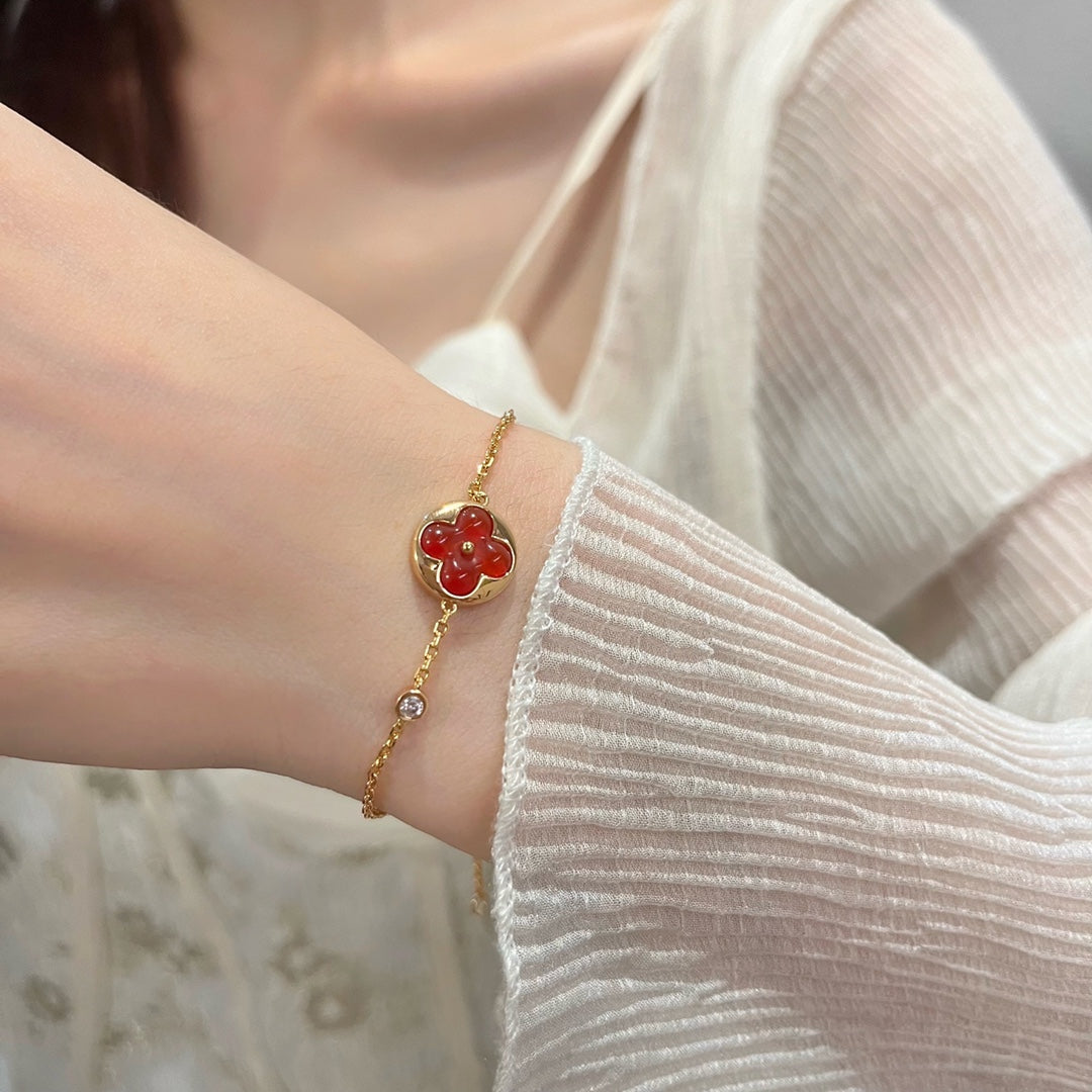 [Imperial] SUN PEDANT CARNELIAN BRACELET