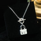[Imperial] POP H PEDANT SILVER NECKLACE