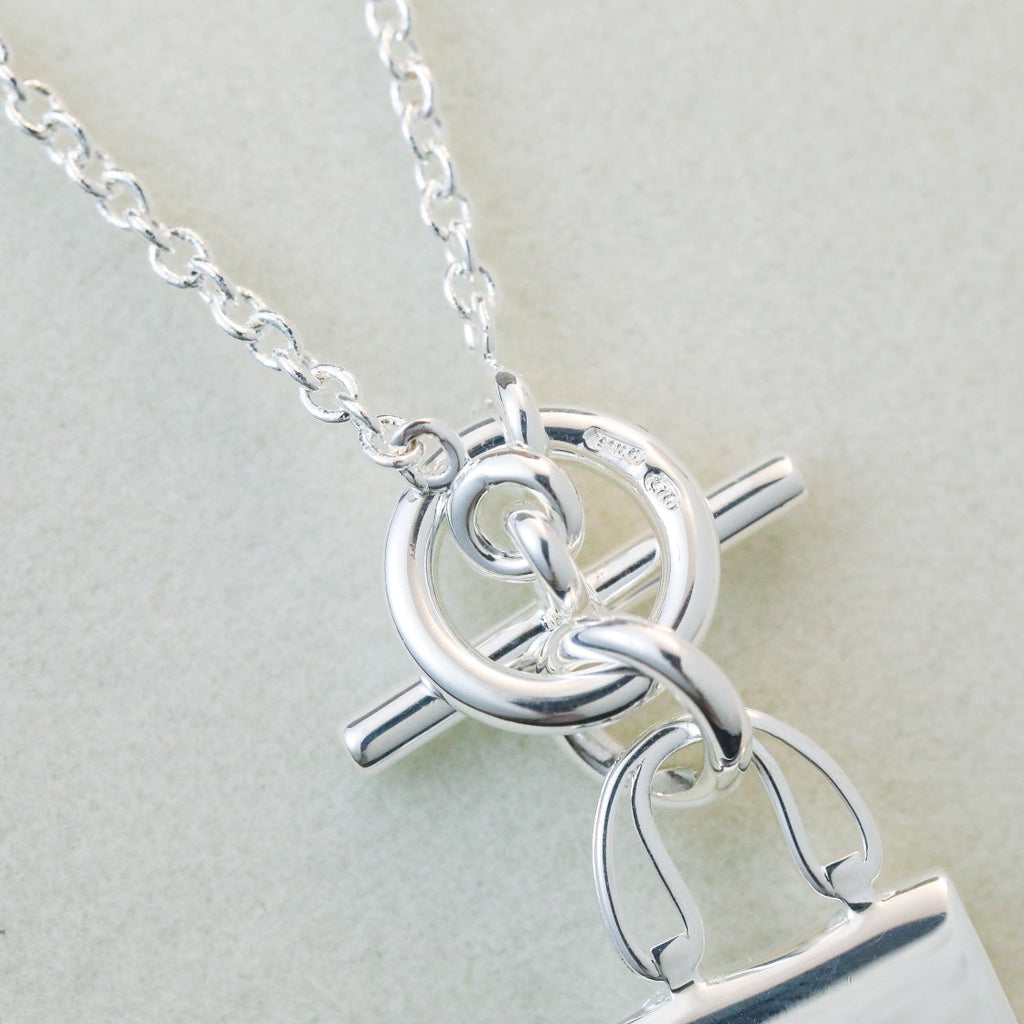 [Imperial] POP H PEDANT SILVER NECKLACE