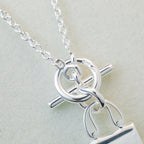 [Imperial] POP H PEDANT SILVER NECKLACE