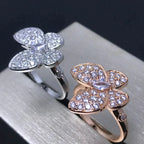 [Imperial] BUTTERFLY PINK GOLD DIAMOND RING