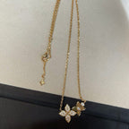 [Imperial] STAR BLOSSOM NECKLACE PINK GOLD DIAMONDS