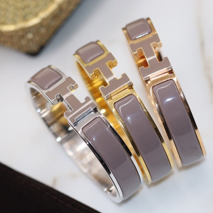 [Imperial] H BRACELET 12MM BROWN