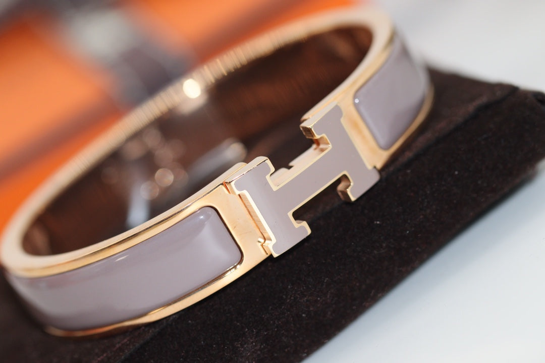 [Imperial] H BRACELET 12MM BROWN