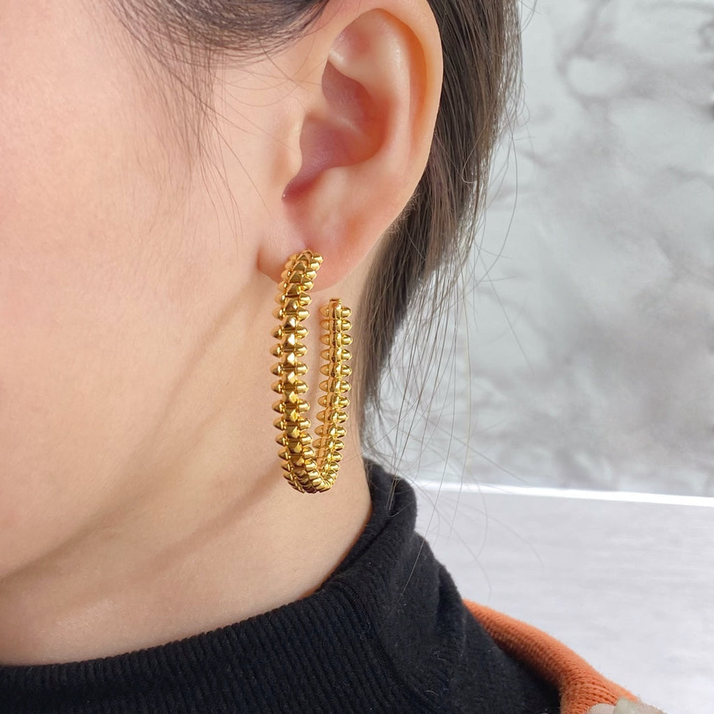 [Imperial] CLASH HOOP EARRINGS