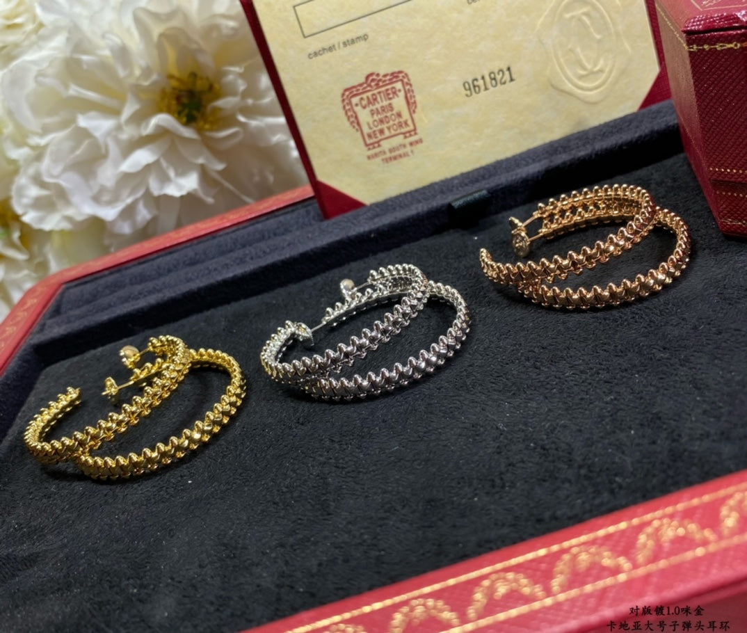 [Imperial] CLASH LARGE HOOP EARRINGS