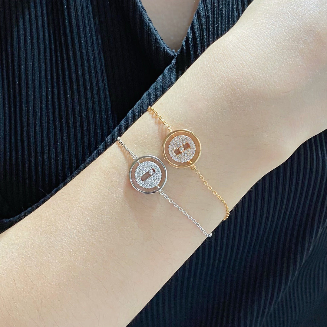 [Imperial] LUCKY MOVE DIAMOND PAVED BRACELET