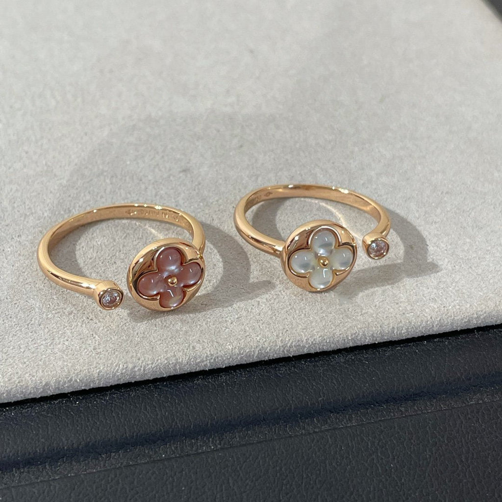 [Imperial] SUN 1 DIAMOND PINK MOP RING