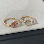 [Imperial] SUN 1 DIAMOND PINK MOP RING
