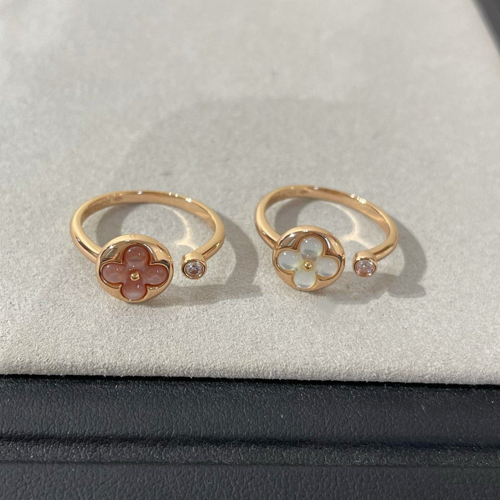 [Imperial] SUN 1 DIAMOND PINK MOP RING