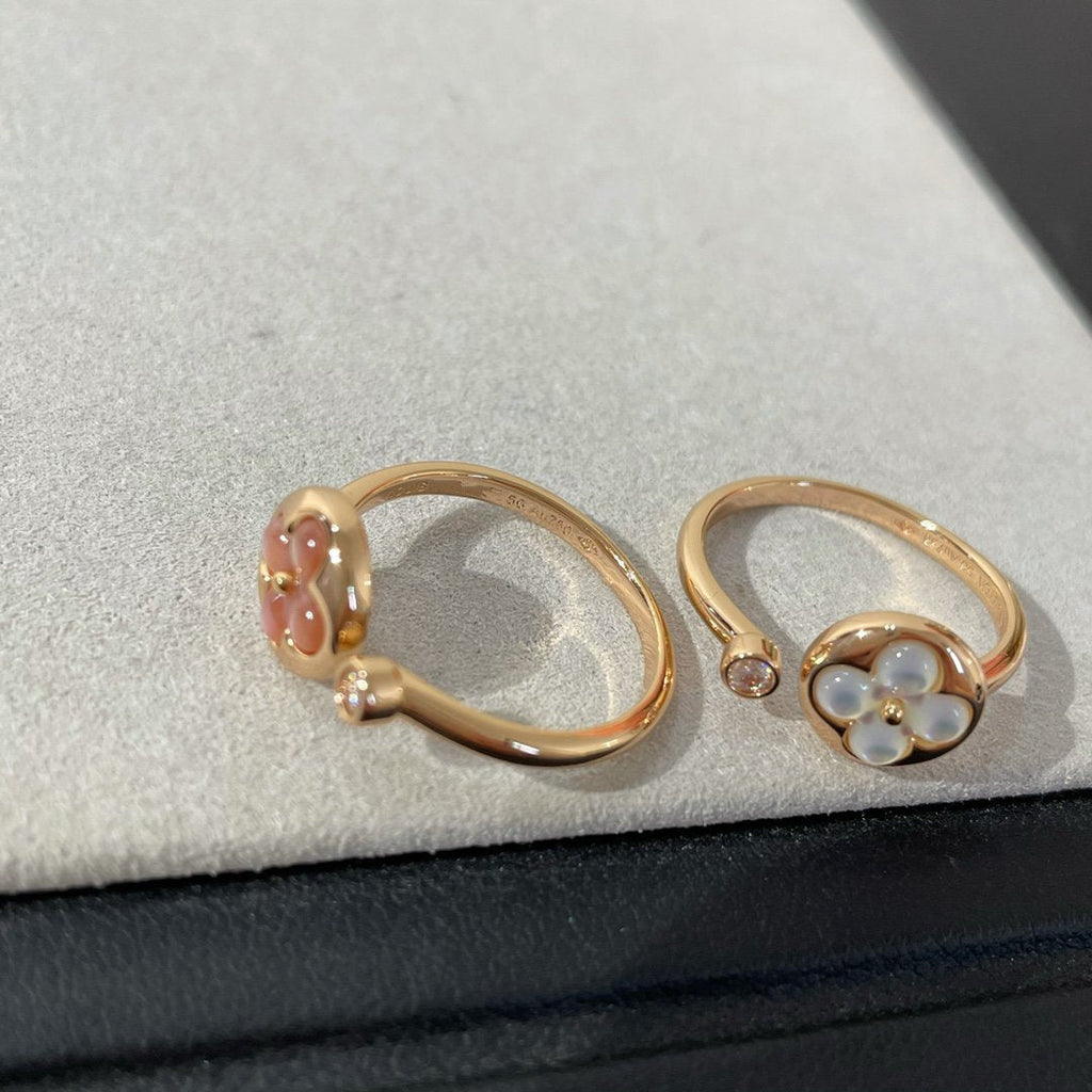 [Imperial] SUN 1 DIAMOND PINK MOP RING