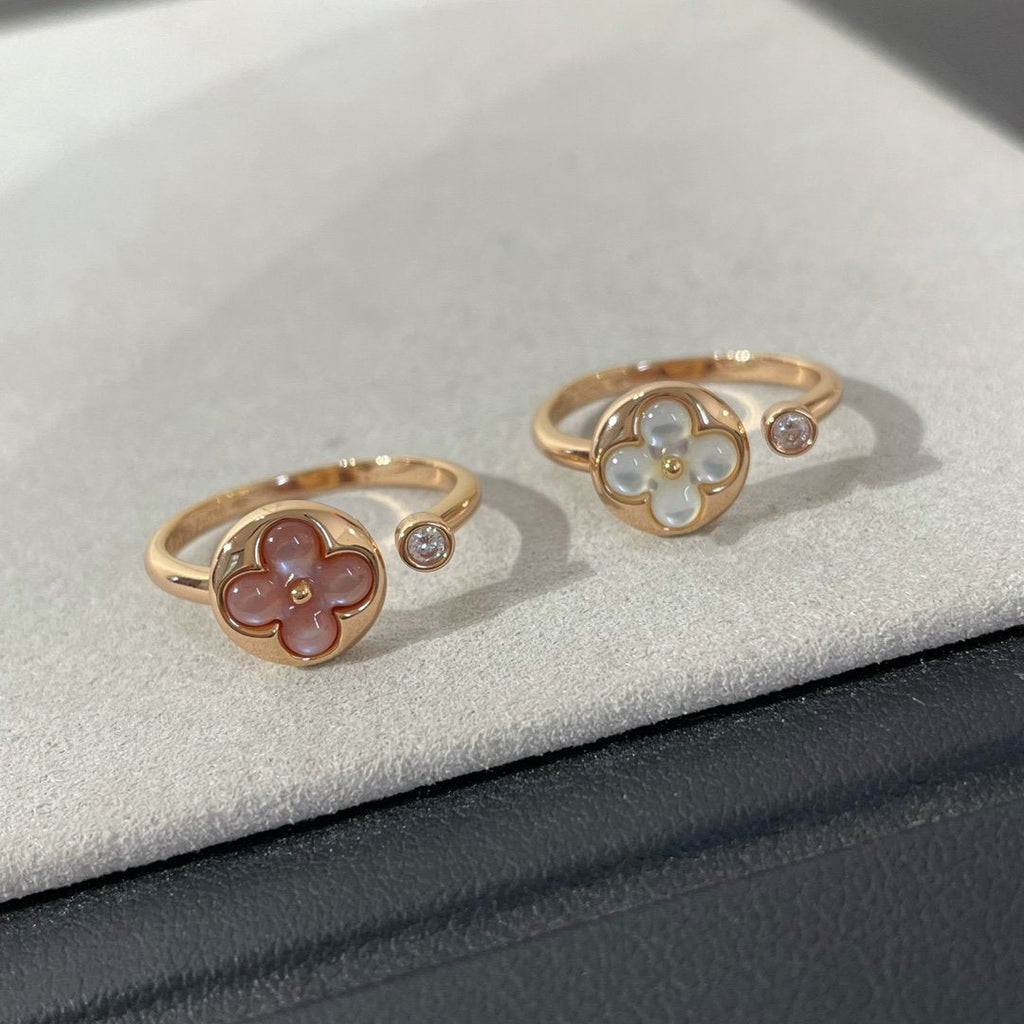 [Imperial] SUN 1 DIAMOND PINK MOP RING