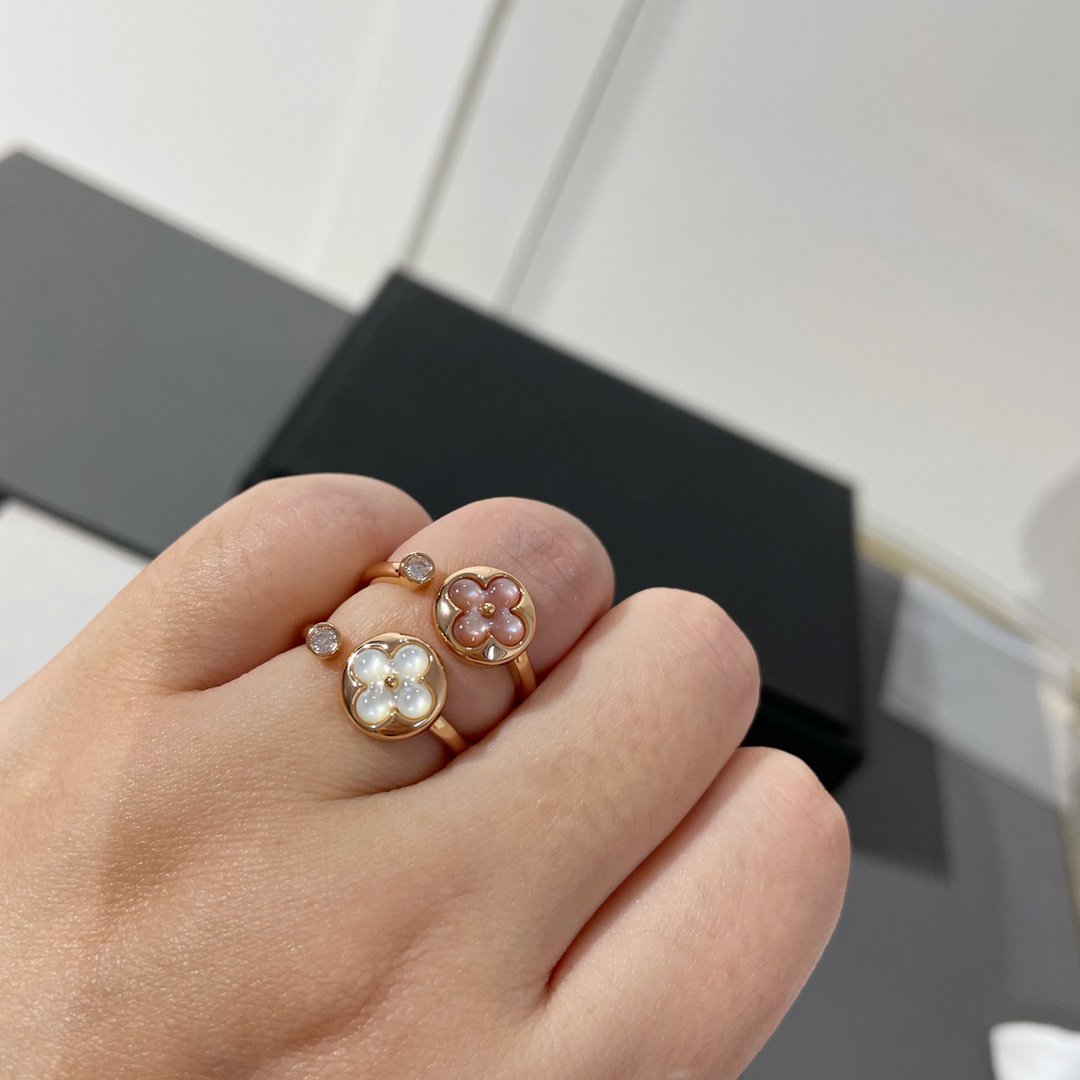 [Imperial] SUN 1 DIAMOND PINK MOP RING