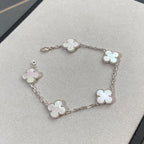 [Imperial]New CLOVER WHITE PEARL MOP 5 MOTIF BRACELET COLLECTION