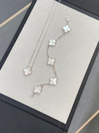 [Imperial]New CLOVER WHITE PEARL MOP 5 MOTIF BRACELET COLLECTION