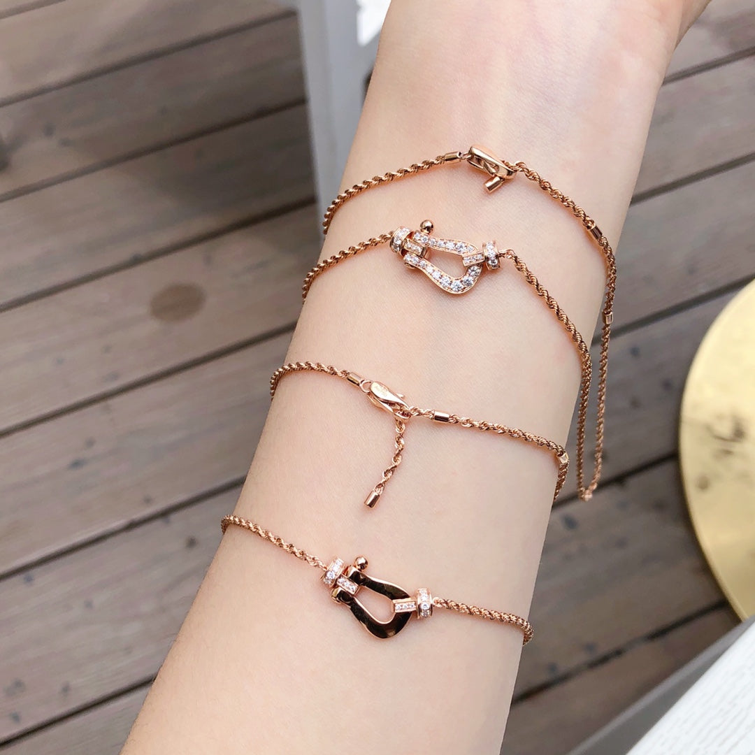 [Imperial] FORCE 10 PINK GOLD DIAMOND NECKLACE