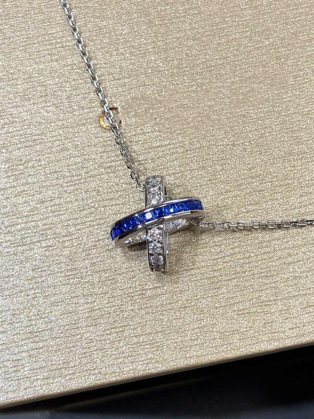 [Imperial] LIENS DIAMOND SILVER NECKLACE