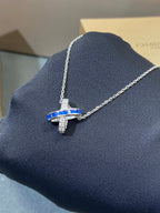 [Imperial] LIENS DIAMOND SILVER NECKLACE