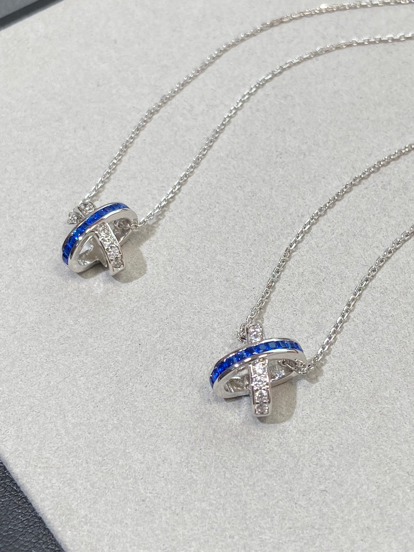 [Imperial] LIENS DIAMOND SILVER NECKLACE