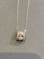 [Imperial] PERLEE PEDANT SIVLER DIAMOND NECKLACE