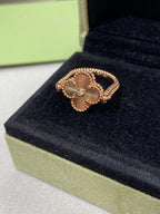 [Imperial] CLOVER RIVERSIBLE ROSE GOLD RING
