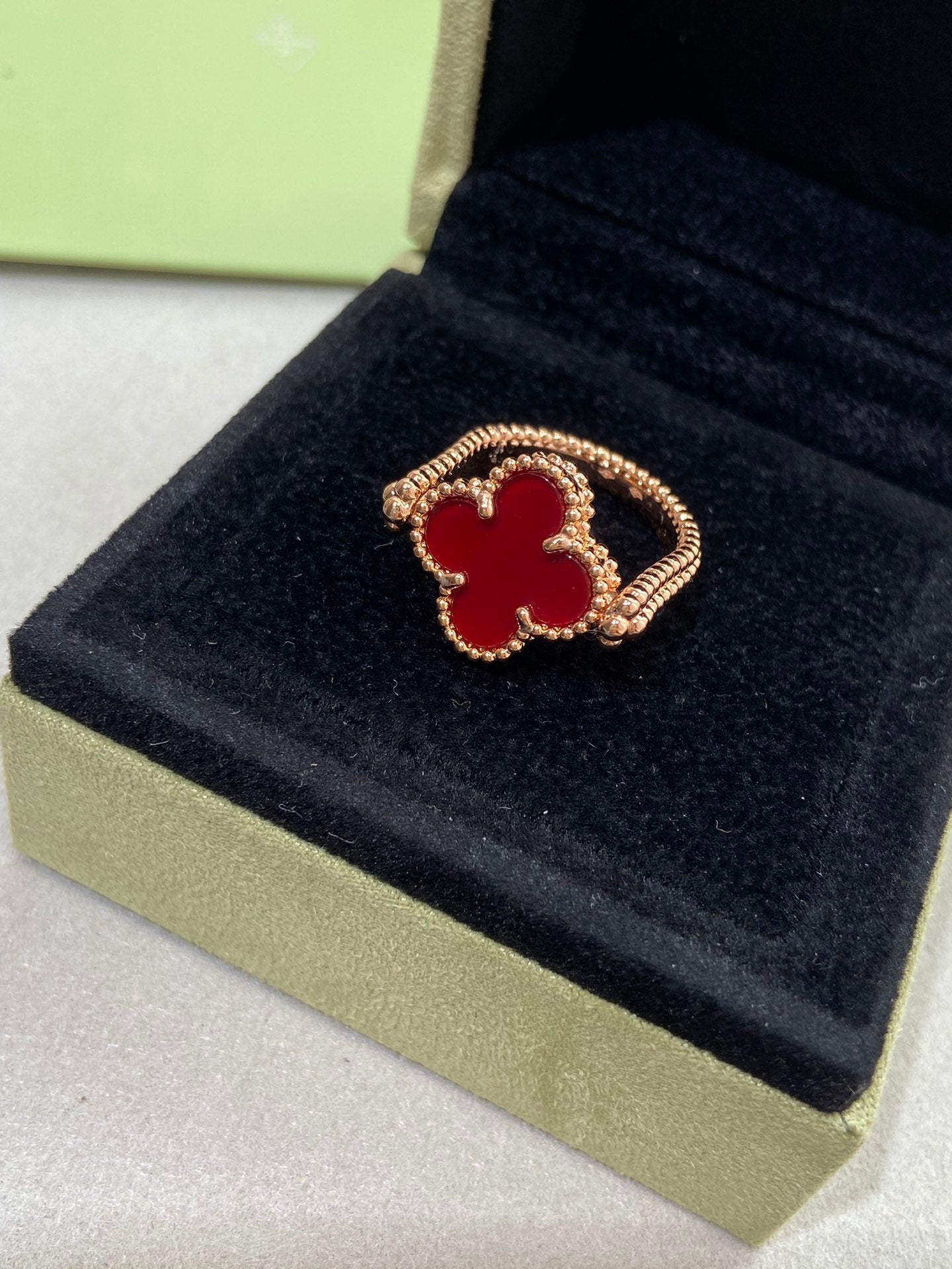 [Imperial] CLOVER RIVERSIBLE ROSE GOLD RING