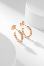 [Imperial] BEE LOVE DIAMOND HOOP EARRINGS