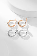 [Imperial] BEE LOVE DIAMOND HOOP EARRINGS